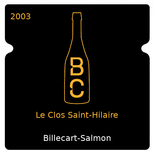 Billecart-Salmon Le Clos Saint-Hilaire 2003