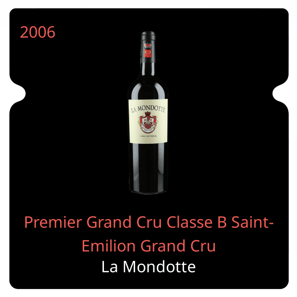 Mondotte Premier Grand Cru Classe B Saint-Emilion Grand Cru 2006