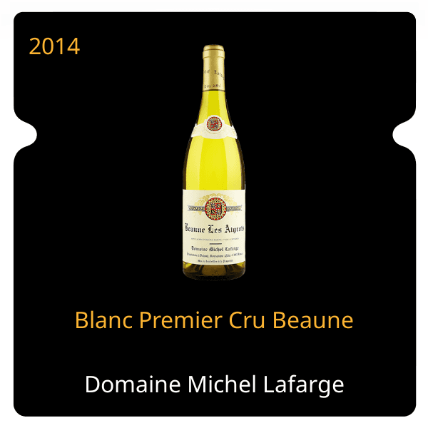 Michel Lafarge Blanc Premier Cru Beaune 2014