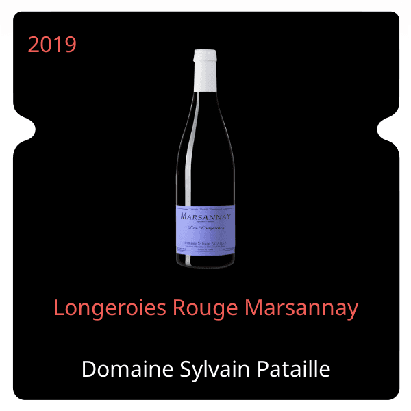 Sylvain Pataille Longeroies Rouge Marsannay 2019