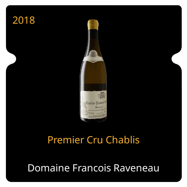 Francois Raveneau Premier Cru Chablis 2018