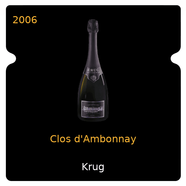 Krug Clos d'Ambonnay 2006