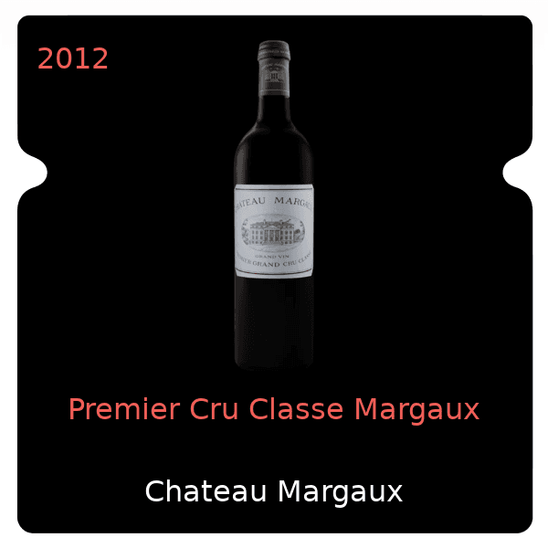 Margaux Premier Cru Classe Margaux 2012