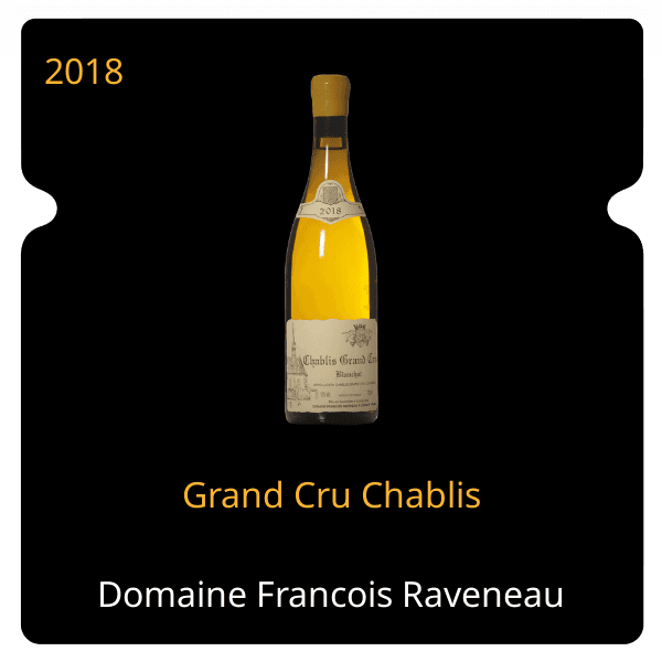 Francois Raveneau Grand Cru Chablis 2018