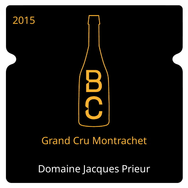 Jacques Prieur Grand Cru Montrachet 2015