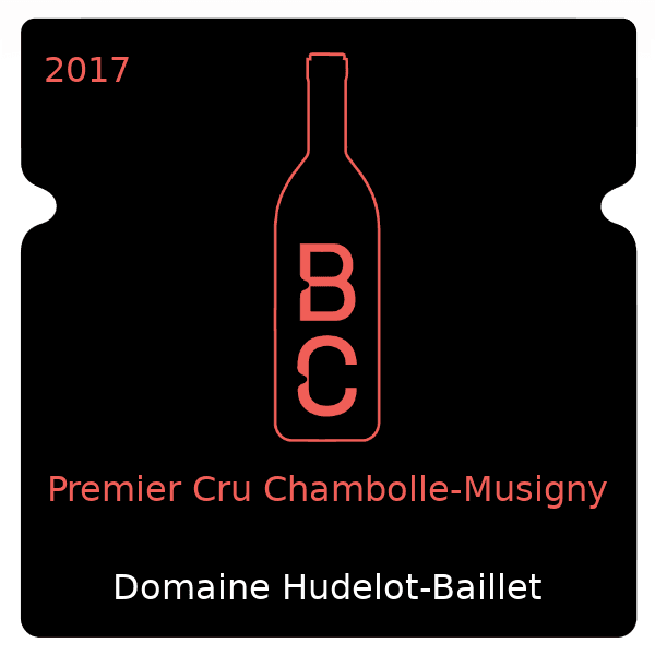 Hudelot Baillet Premier Cru Chambolle-Musigny 2017