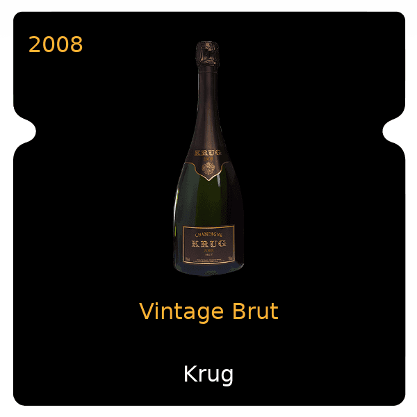 Krug Vintage Brut 2008