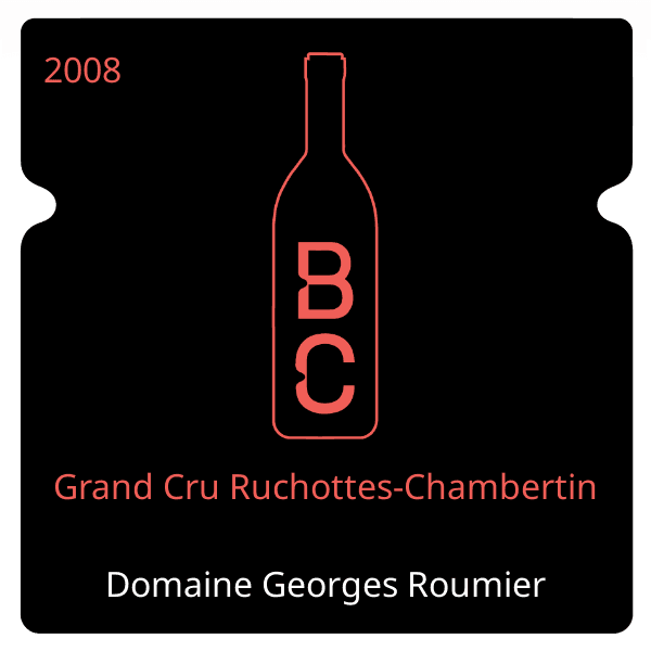 Georges Roumier Grand Cru Ruchottes-Chambertin 2008