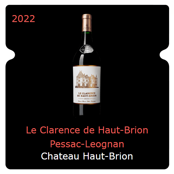 Haut-Brion Le Clarence de Haut-Brion Pessac-Leognan 2022