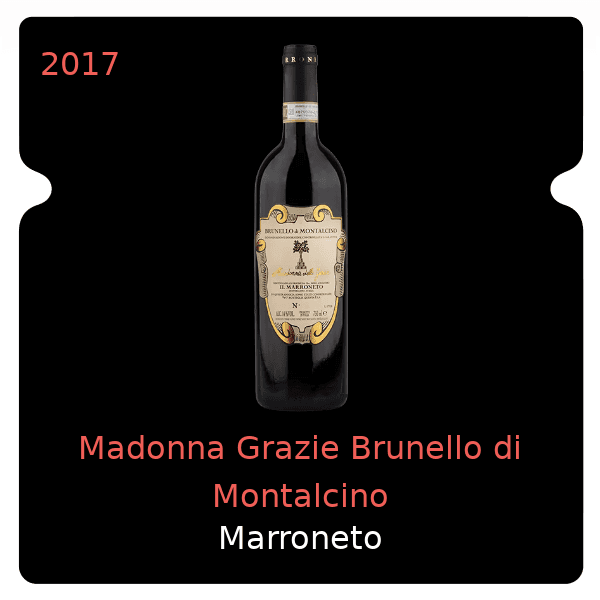 Marroneto Madonna Grazie Brunello di Montalcino 2017
