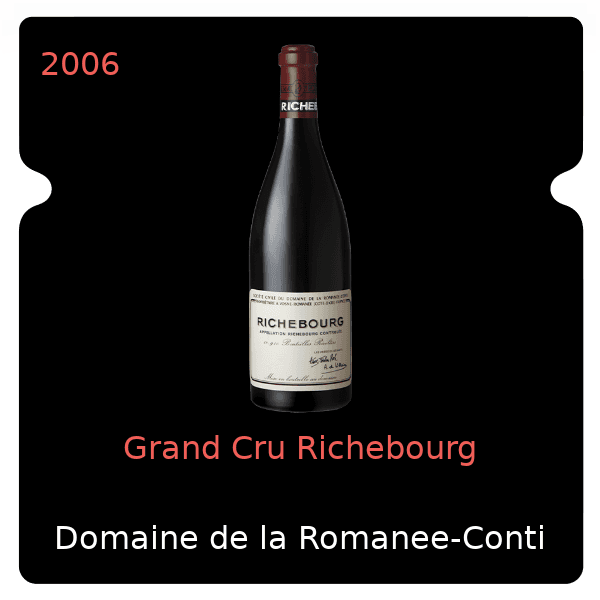 Romanee-Conti Grand Cru Richebourg 2006