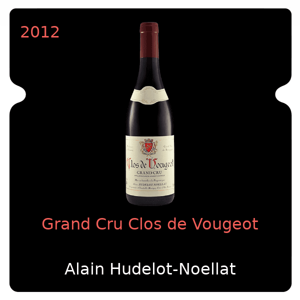 Alain Hudelot-Noellat Grand Cru Clos de Vougeot 2012