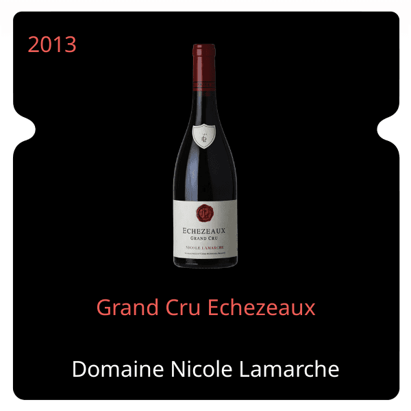 Nicole Lamarche Grand Cru Echezeaux 2013