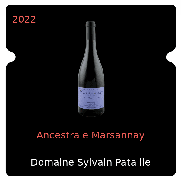 Sylvain Pataille Ancestrale Marsannay 2022