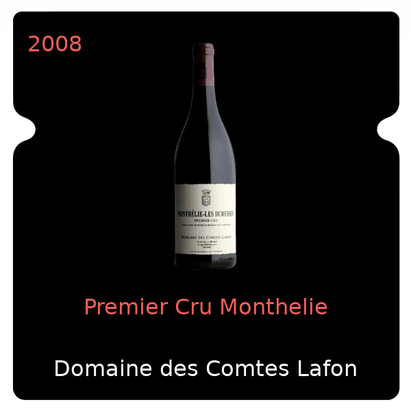 Comtes Lafon Premier Cru Monthelie 2008