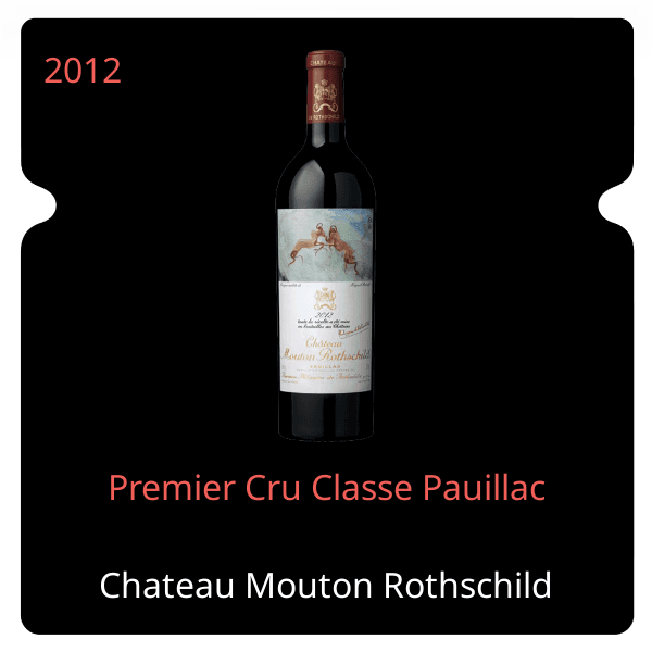 Mouton Rothschild Premier Cru Classe Pauillac 2012