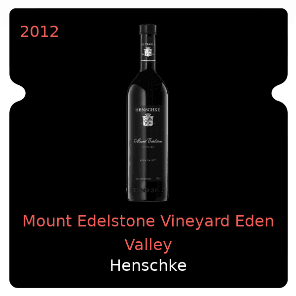 Henschke Mount Edelstone Vineyard Eden Valley 2012
