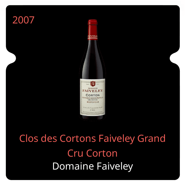Faiveley Clos des Cortons Faiveley Grand Cru Corton 2007