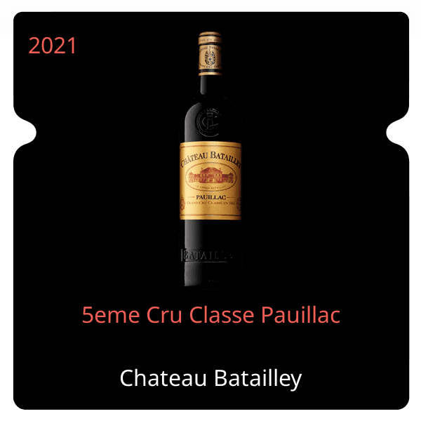 Batailley 5eme Cru Classe Pauillac 2021
