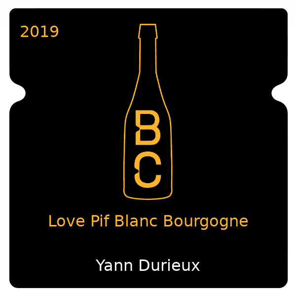 Yann Durieux Love Pif Blanc Bourgogne 2019