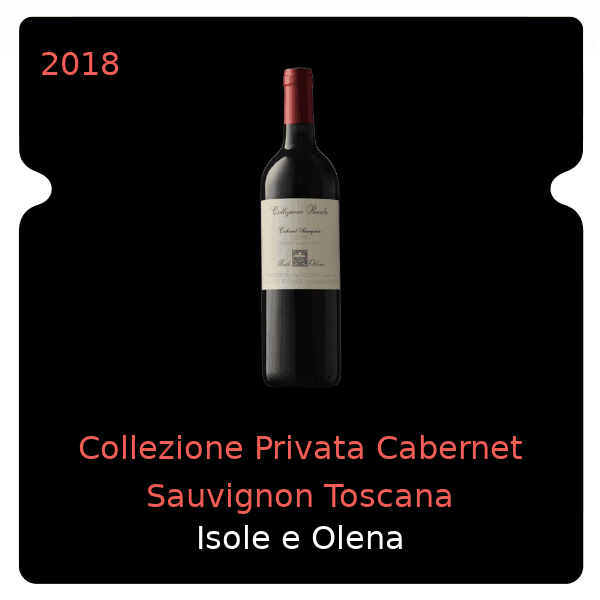 Isole e Olena Collezione Privata Cabernet Sauvignon Toscana 2018