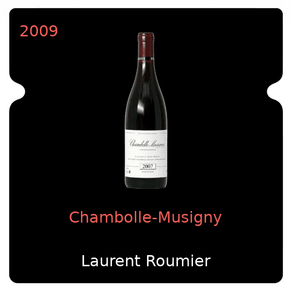 Laurent Roumier Chambolle-Musigny 2009