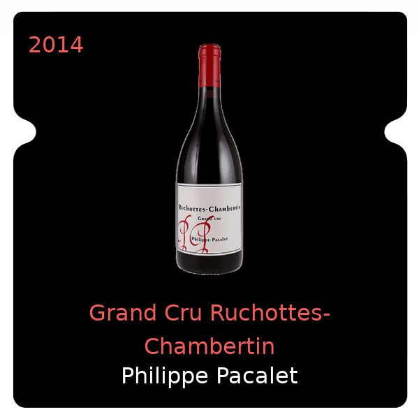 Philippe Pacalet Grand Cru Ruchottes-Chambertin 2014
