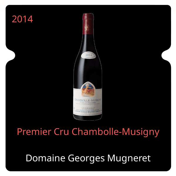 Georges Mugneret Gibourg Premier Cru Chambolle-Musigny 2014