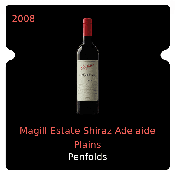 Penfolds Magill Estate Shiraz Adelaide Plains 2008