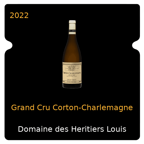 Heritiers Louis Jadot Grand Cru Corton-Charlemagne 2022