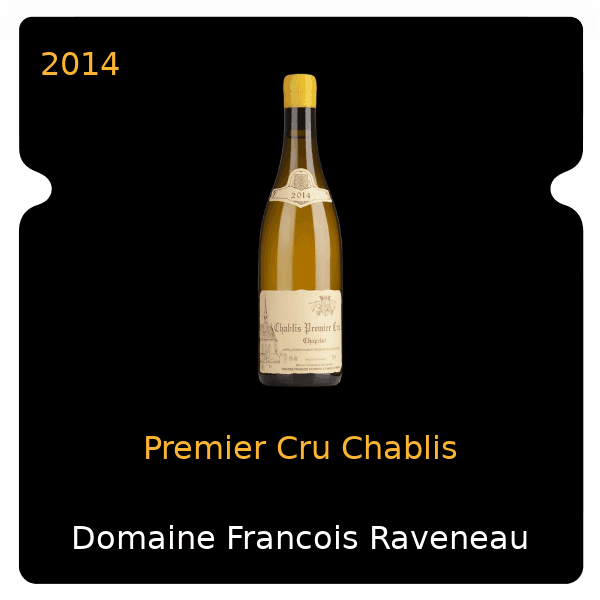Francois Raveneau Premier Cru Chablis 2014
