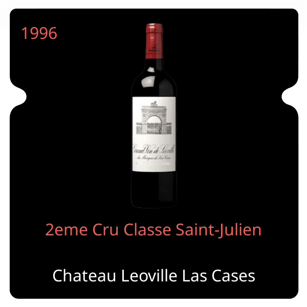 Leoville Las Cases 2eme Cru Classe Saint-Julien 1996