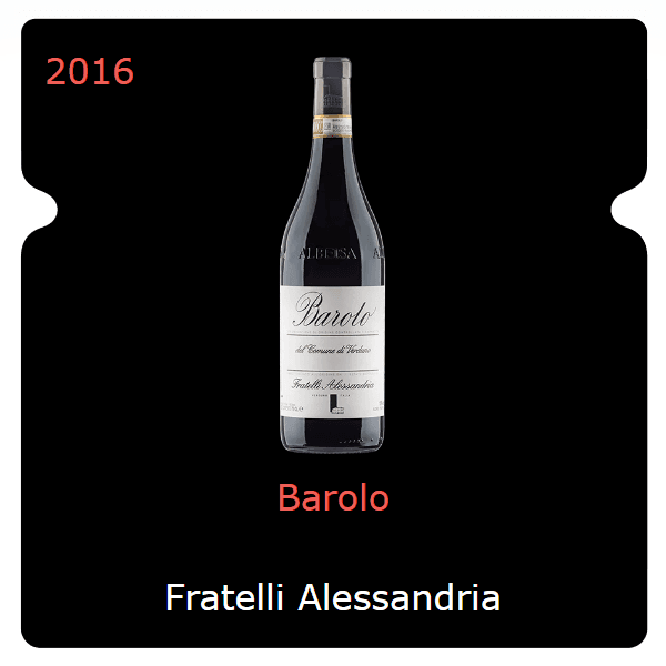 Fratelli Alessandria Barolo 2016