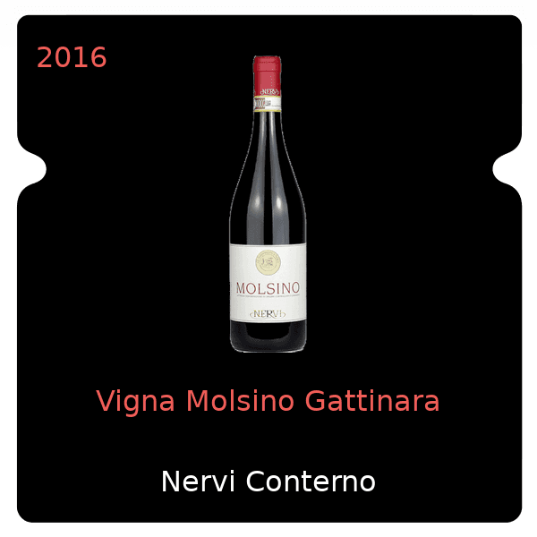 Nervi Conterno Vigna Molsino Gattinara 2016