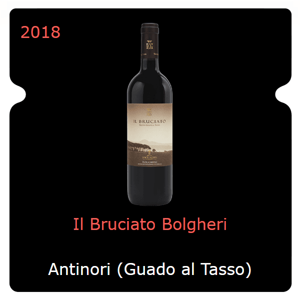 Antinori (Guado al Tasso) Il Bruciato Bolgheri 2018