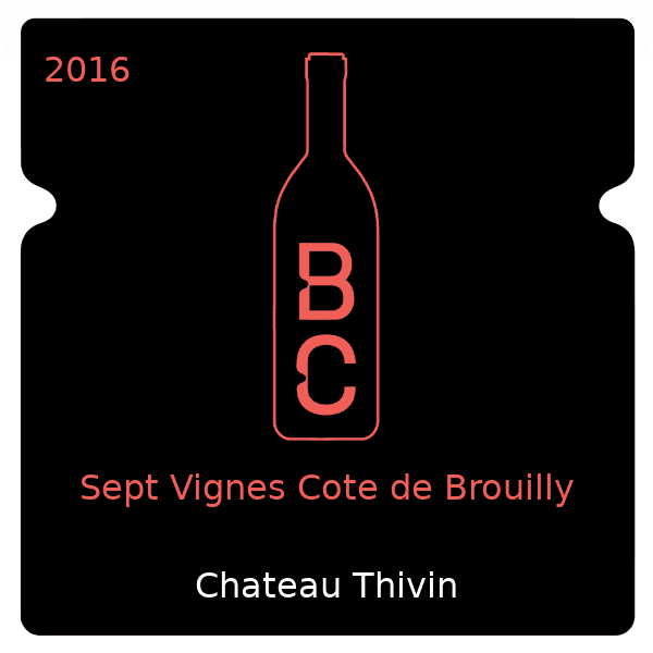 Sept Vignes Cote de Brouilly 2016