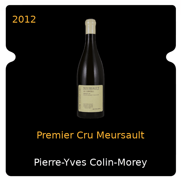 Pierre-Yves Colin-Morey Premier Cru Meursault 2012