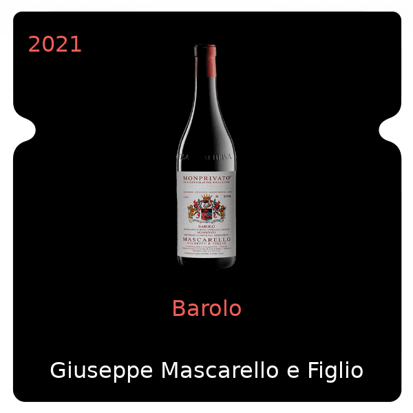 Giuseppe Mascarello e Figlio Barolo 2021