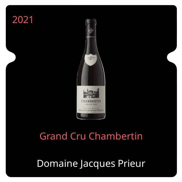 Jacques Prieur Grand Cru Chambertin 2021