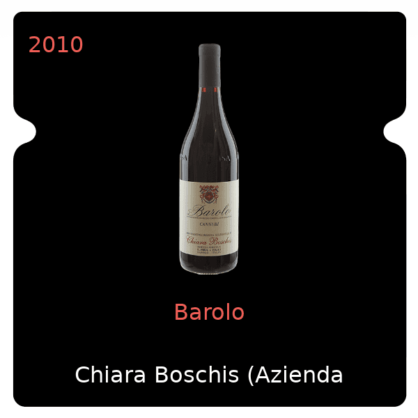 Chiara Boschis (Azienda Agricola E. Pira e Figli) Barolo 2010