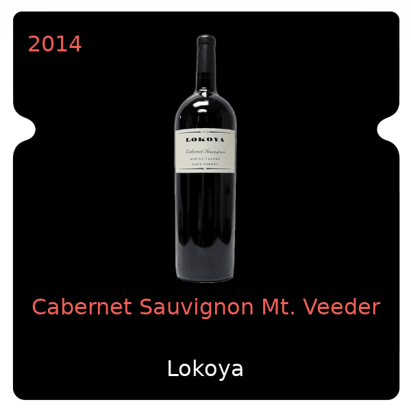 Lokoya Cabernet Sauvignon Mt. Veeder 2014