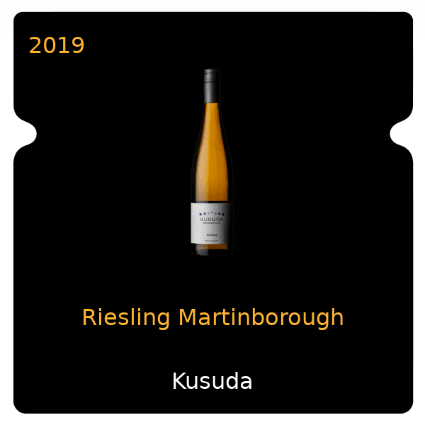 Kusuda Riesling Martinborough 2019