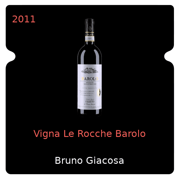Bruno Giacosa Vigna Le Rocche Barolo 2011