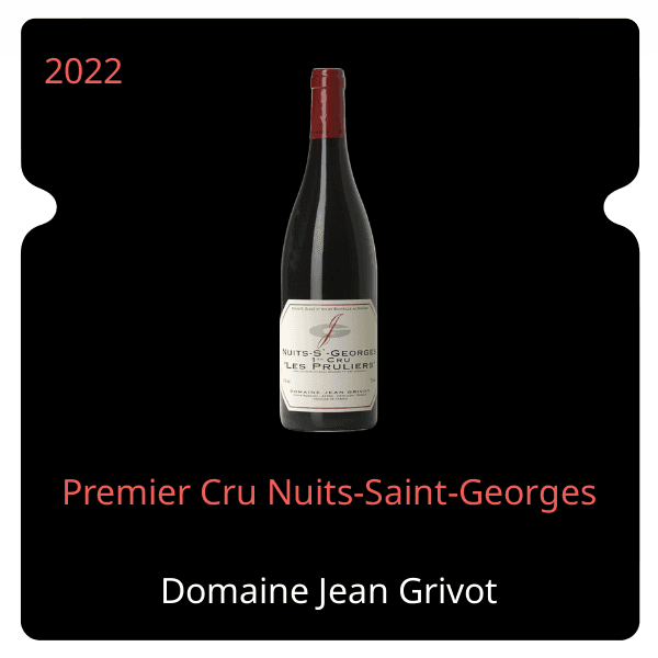 Jean Grivot Premier Cru Nuits-Saint-Georges 2022