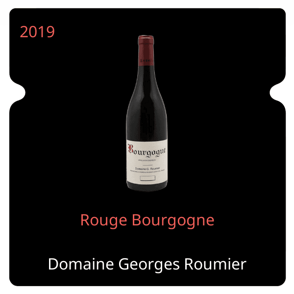 Georges Roumier Rouge Bourgogne 2019