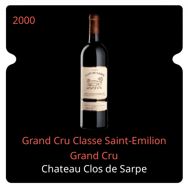 Sarpe Grand Cru Classe Saint-Emilion Grand Cru 2000
