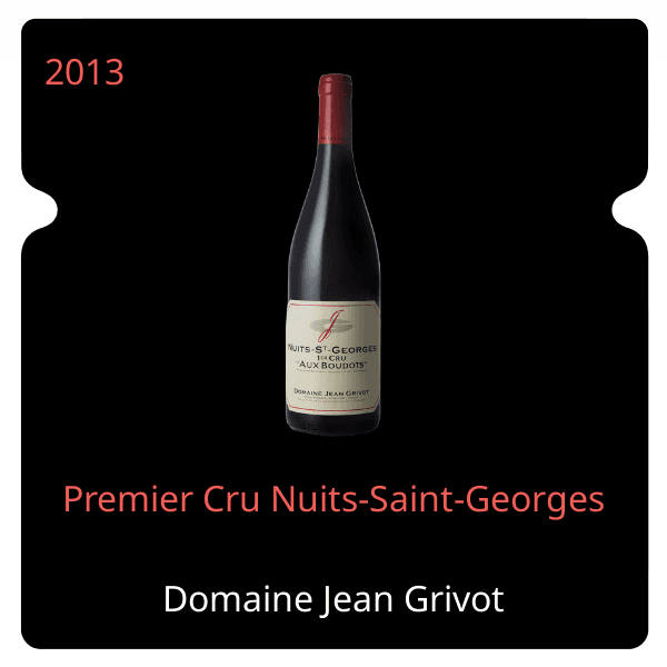 Jean Grivot Premier Cru Nuits-Saint-Georges 2013