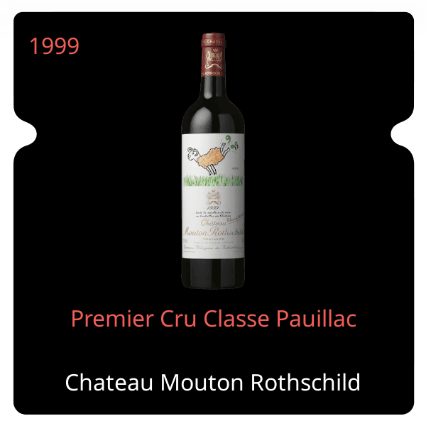 Mouton Rothschild Premier Cru Classe Pauillac 1999