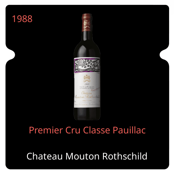 Mouton Rothschild Premier Cru Classe Pauillac 1988