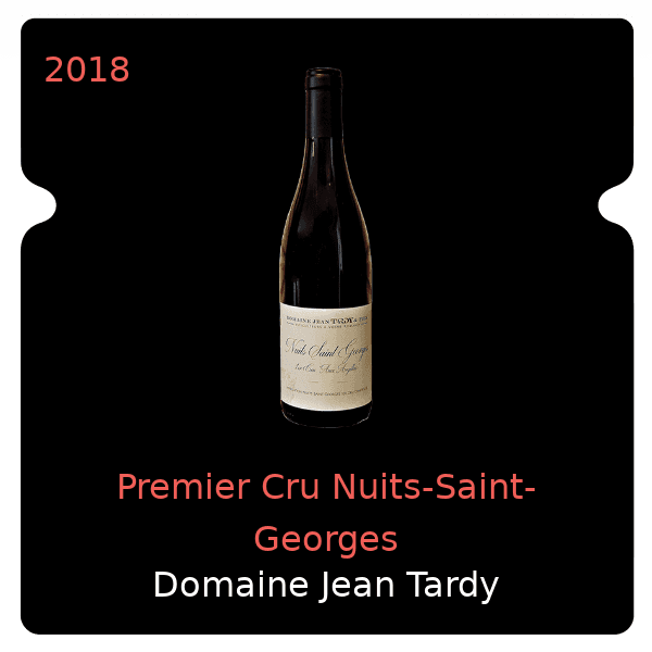 Jean Tardy Premier Cru Nuits-Saint-Georges 2018